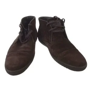 Louis Vuitton Dark Brown Suede Cap-Toe Lace-Up Chukka Boots Size 6 Louis Vuitton Suede Boots for Men | eBay main image 4